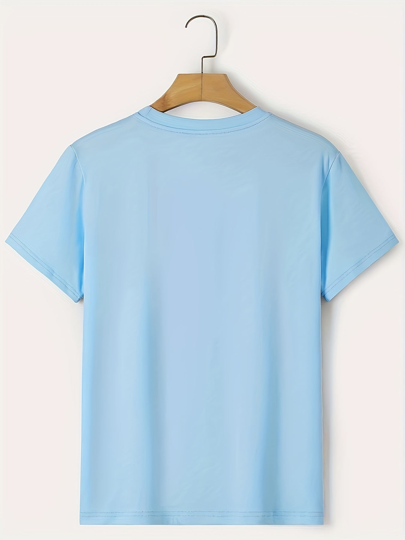 Men's Comfy Cartoon Money & Hands Graphic Design Crew Neck T-shirt
