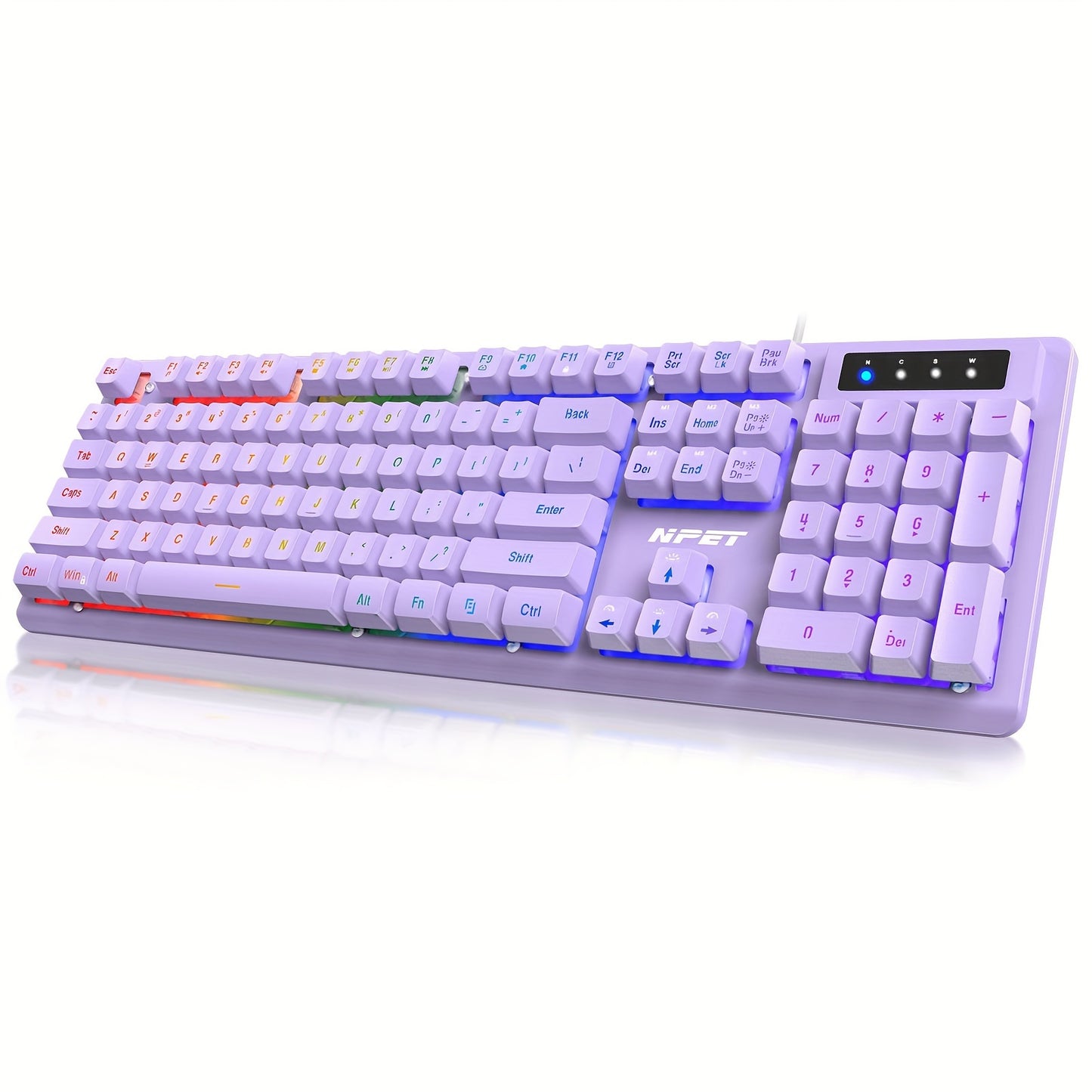 Wired Gaming Keyboard, LED Backlit,
