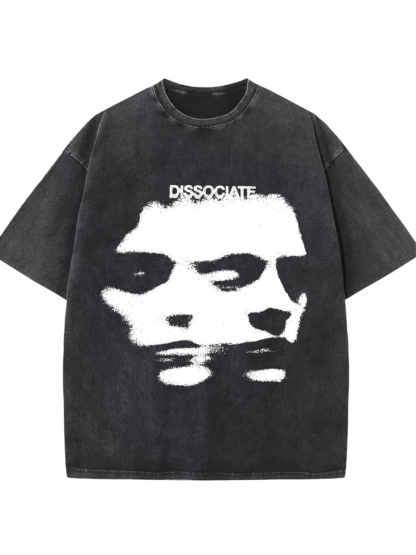 retro T-shirt, graphic men's and women's short-sleeved retro high-quality cotton men's T-shirt