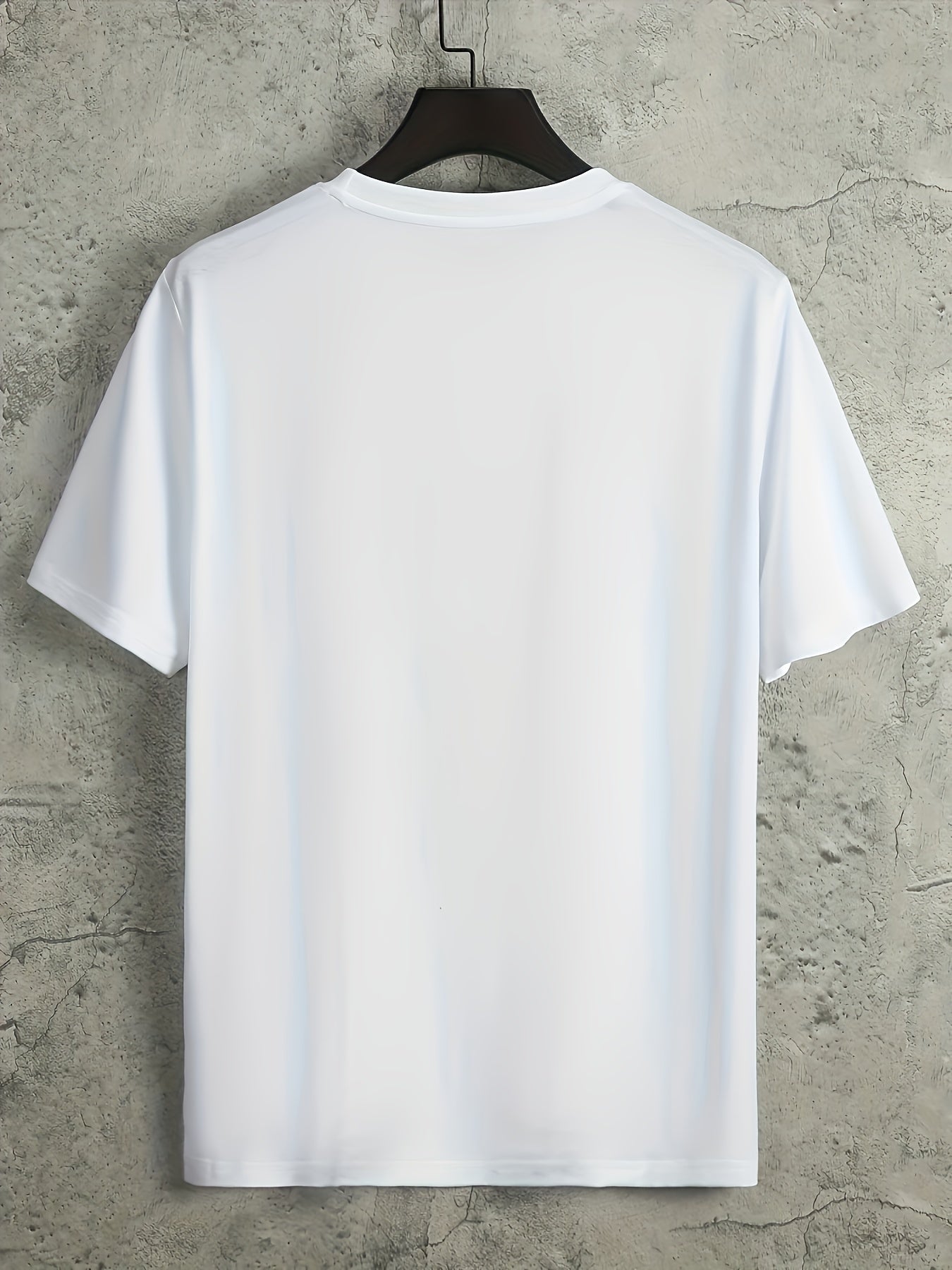 Men's Comfy Cartoon Money & Hands Graphic Design Crew Neck T-shirt