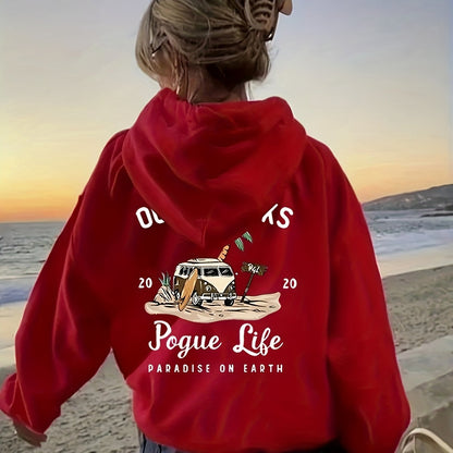 Hoodie - Long Sleeve Sweatshirt Soft and Cozy Women's