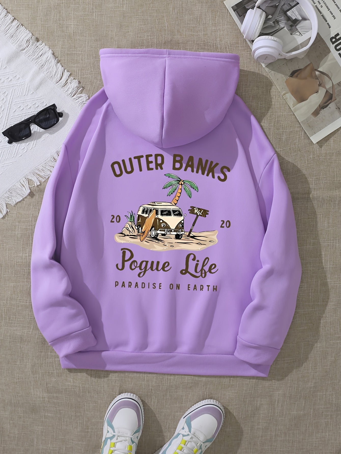 Hoodie - Long Sleeve Sweatshirt Soft and Cozy Women's