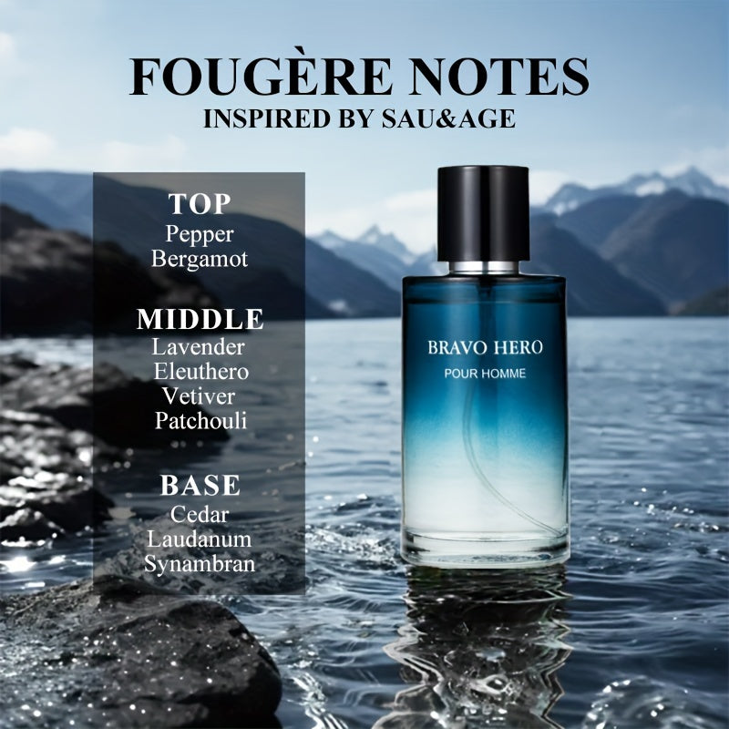 100ml Mens Cedarwood Cologne - Aromatic and Refreshing Everyday - Long-Lasting Scent,