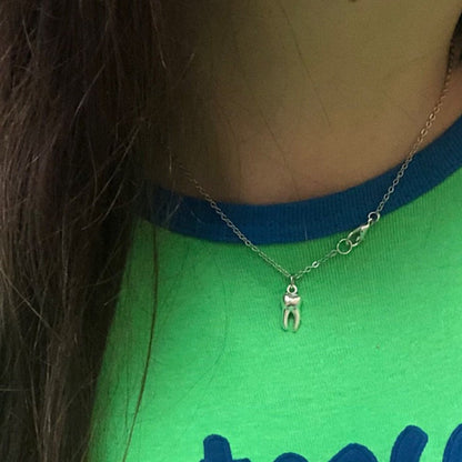 1pc Teeth Pendant Necklace
