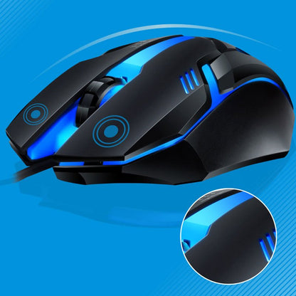 Wired Keyboard and Mouse Combo - Mechanical Feel