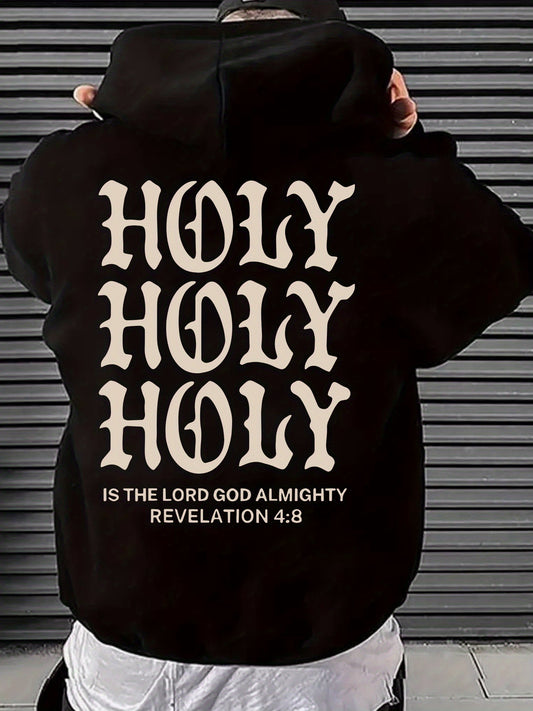Hoodie "HOLY" Print Polyester Graphic Good Quality Hoodie