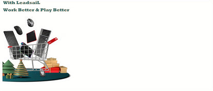 LeadsaiL Wireless Keyboard and Mouse Combo, Wireless USB Mouse and Computer Keyboard Set