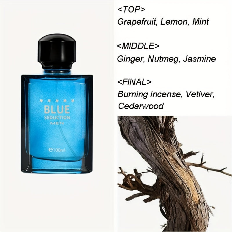100ml Woody Eau De Toilette for Men - Long-Lasting, Refreshing Cologne