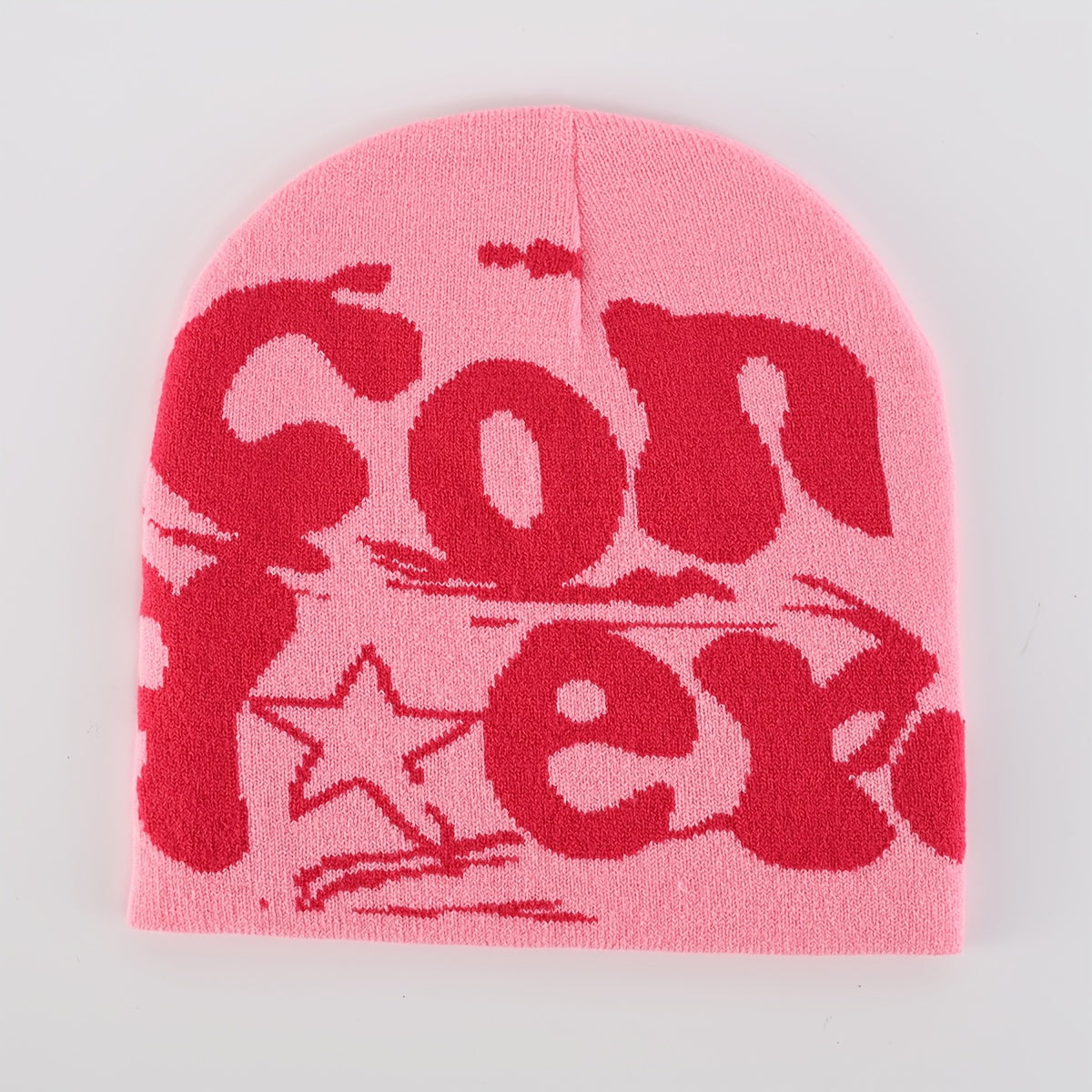 Y2K Beanie Cap, Warm graphic vintage Beanie