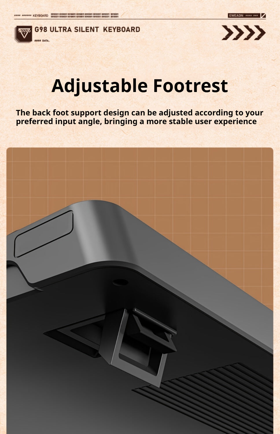 Wired Gaming Keyboard with Rainbow Backlit, Portable Black Keyboard for-98 Keys