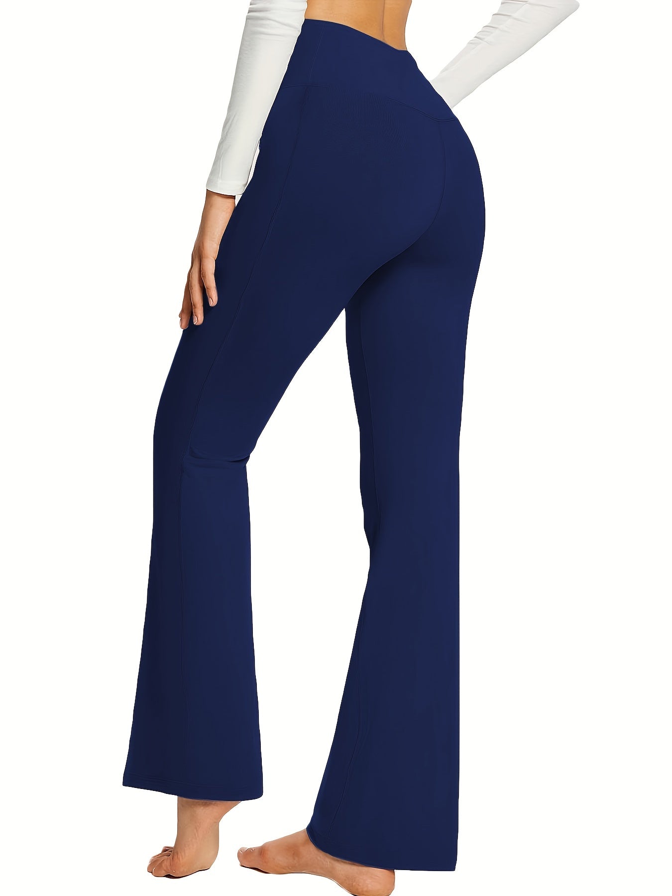 Women's High Waist Flared Leggings - Soft and Comfy