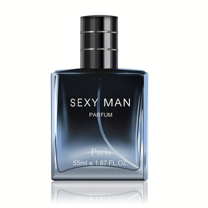 55ml Long-Lasting Eau De Parfum for Men - Refreshing Cologne Perfume with Seductive Scent,