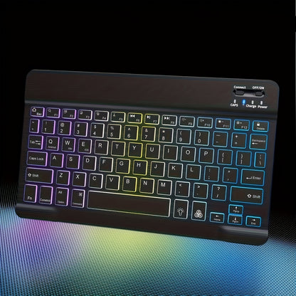 Rainbow RGB Wireless Keyboard - Rechargeable Wireless Keyboard