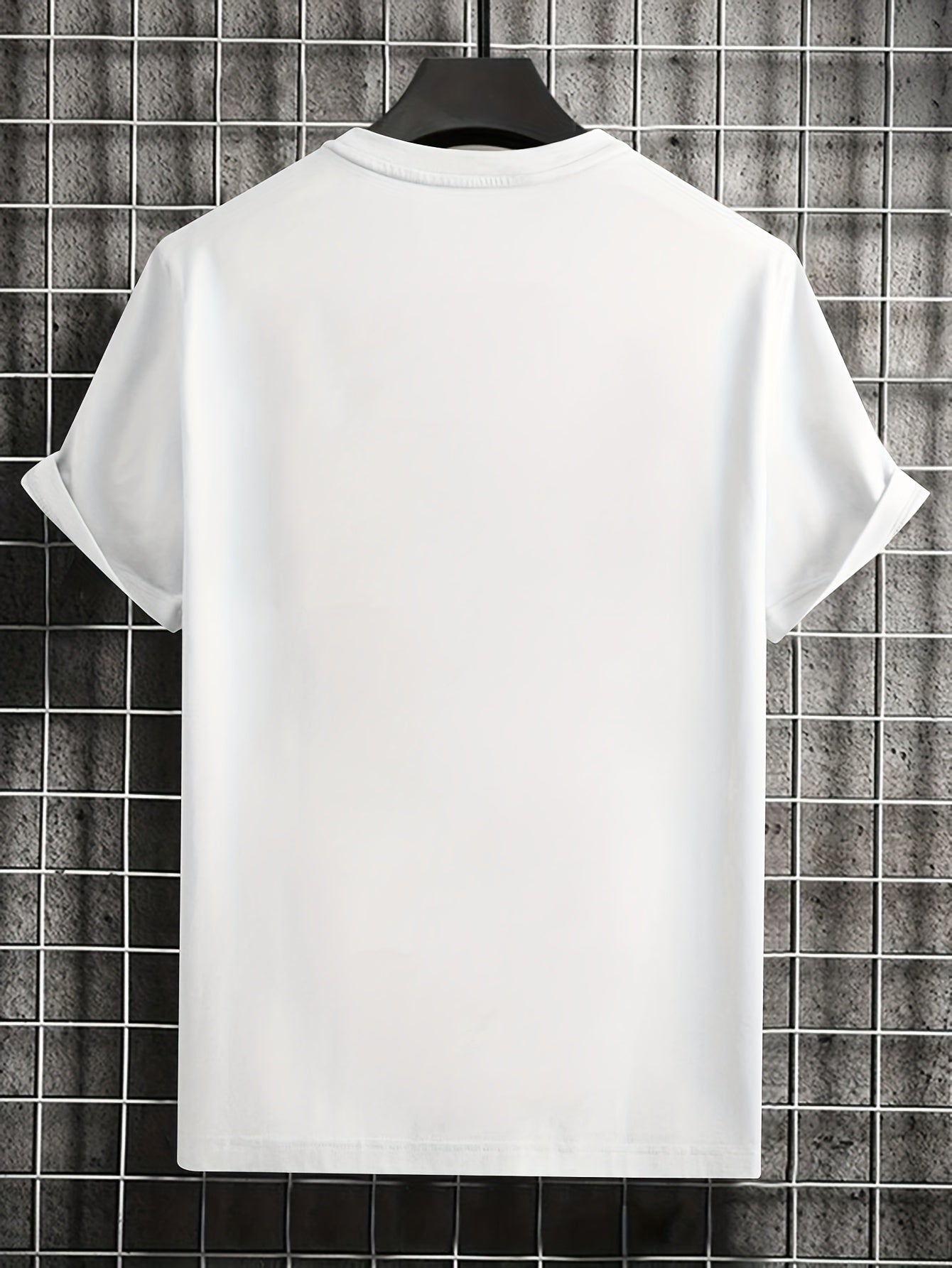 Men's Graphic Tee with Unique Portrait Design