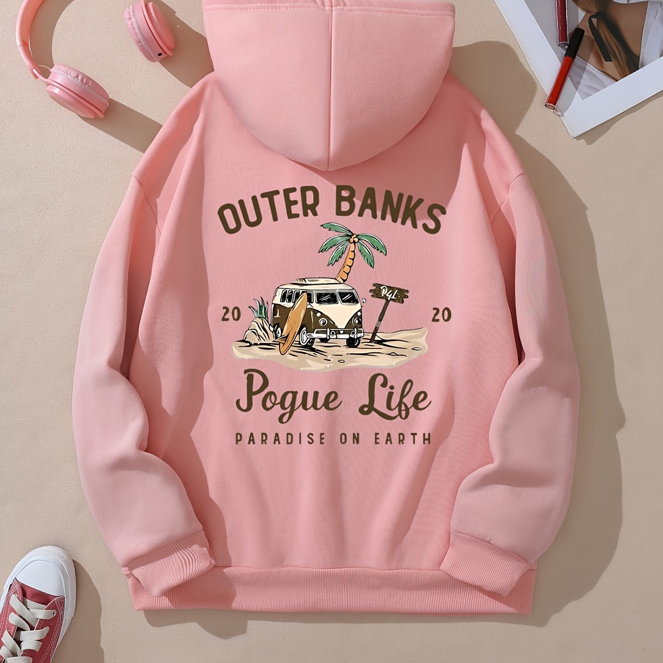 Hoodie - Long Sleeve Sweatshirt Soft and Cozy Women's