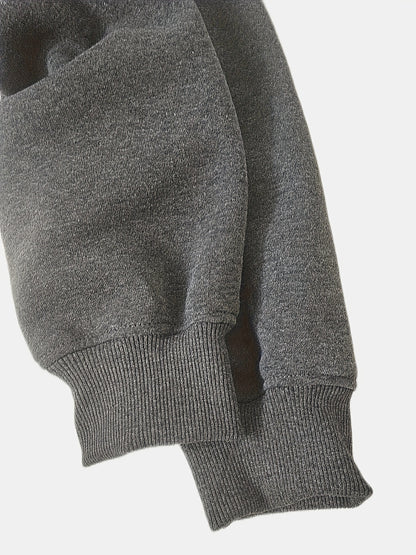 Y2K Inspired Animal Print Hoodie - Comfortable, Trendy Knit Fabric with Practical Kangaroo Pocket