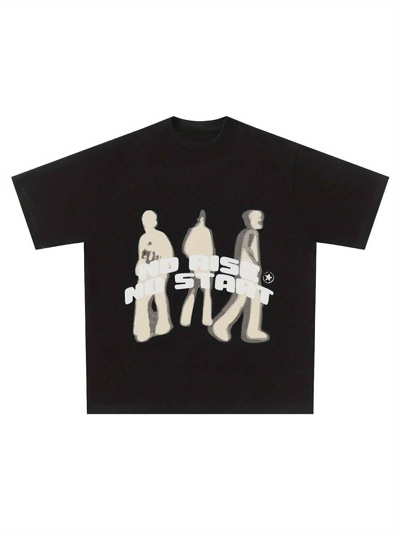 Y2K Graphic Print T-shirt, Casual Short Sleeve Crew Neck Top