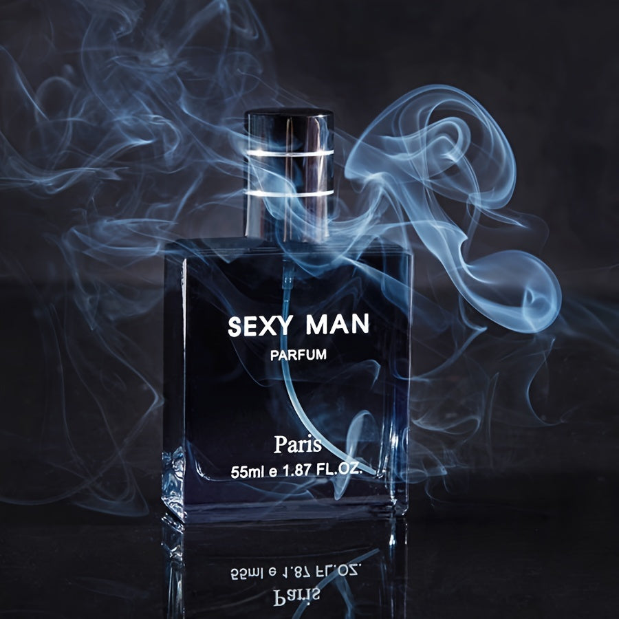 55ml Long-Lasting Eau De Parfum for Men - Refreshing Cologne Perfume with Seductive Scent,