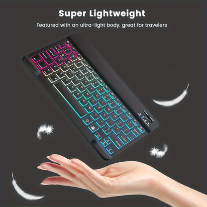 Rainbow RGB Wireless Keyboard - Rechargeable Wireless Keyboard