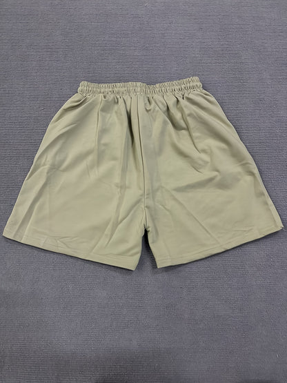 Casual Retro Drawstring Shorts for Men - Y2K-Inspired Cotton Blend, Machine Washable