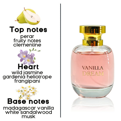 Women'S Perfume, Sweet And Sour Pear In The Top Notes, With Alluring Fruity Notes, With Warm Gardenia And Soft Violets, By The Mellow Sweet Madagascan Vanilla As The Undertone