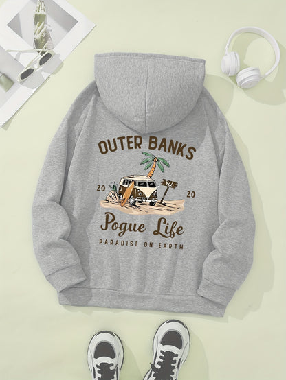 Hoodie - Long Sleeve Sweatshirt Soft and Cozy Women's