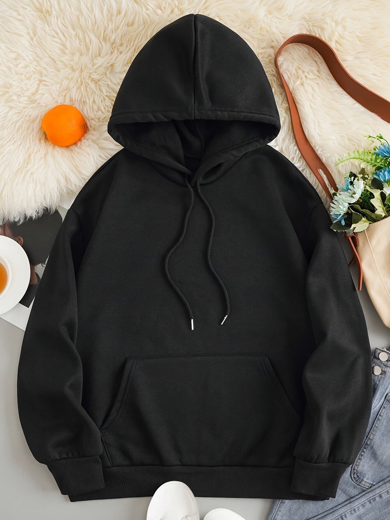 Women's Graphic Vintage Hoodie, Polyester Good Quality Hoodie