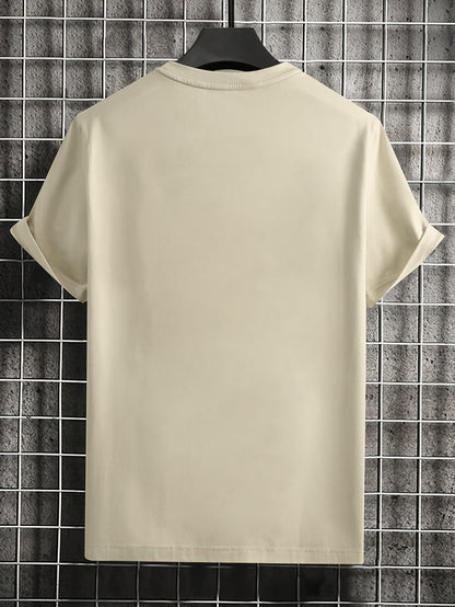 Men's Graphic Tee with Unique Portrait Design