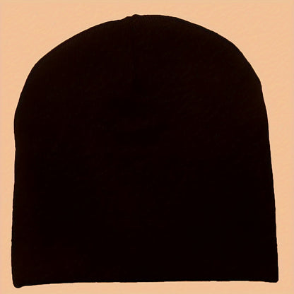 Y2K Beanie Boom - Soft, Warm, Unisex Graphic Knit Hats with Elastic Band, Hip Hop Skull Cap Design