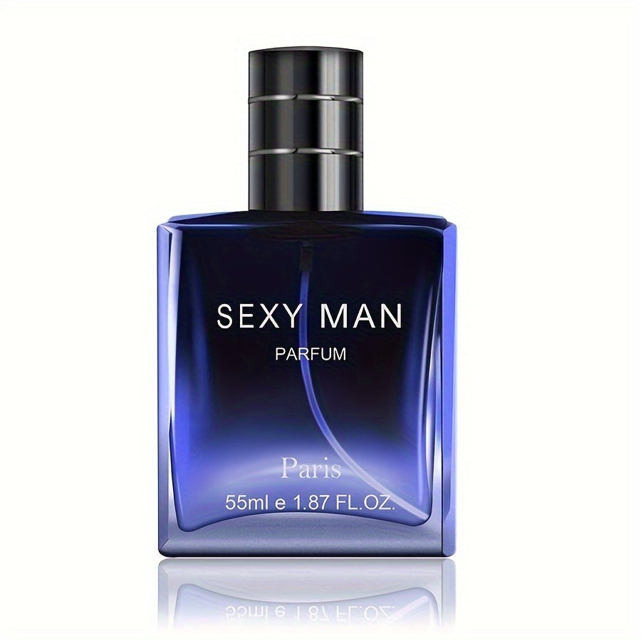 55ml Long-Lasting Eau De Parfum for Men - Refreshing Cologne Perfume with Seductive Scent,