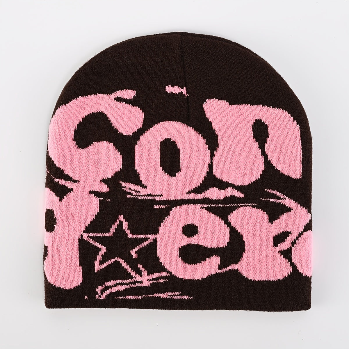 Y2K Beanie Cap, Warm graphic vintage Beanie