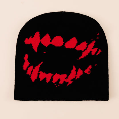 Y2K Beanie Boom - Soft, Warm, Unisex Graphic Knit Hats with Elastic Band, Hip Hop Skull Cap Design