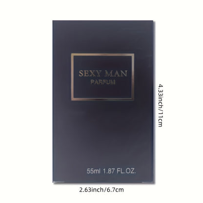55ml Long-Lasting Eau De Parfum for Men - Refreshing Cologne Perfume with Seductive Scent,