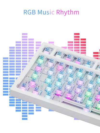 Wired Mechanical Gaming Keyboard with Volume Knob, South-Backlit LED