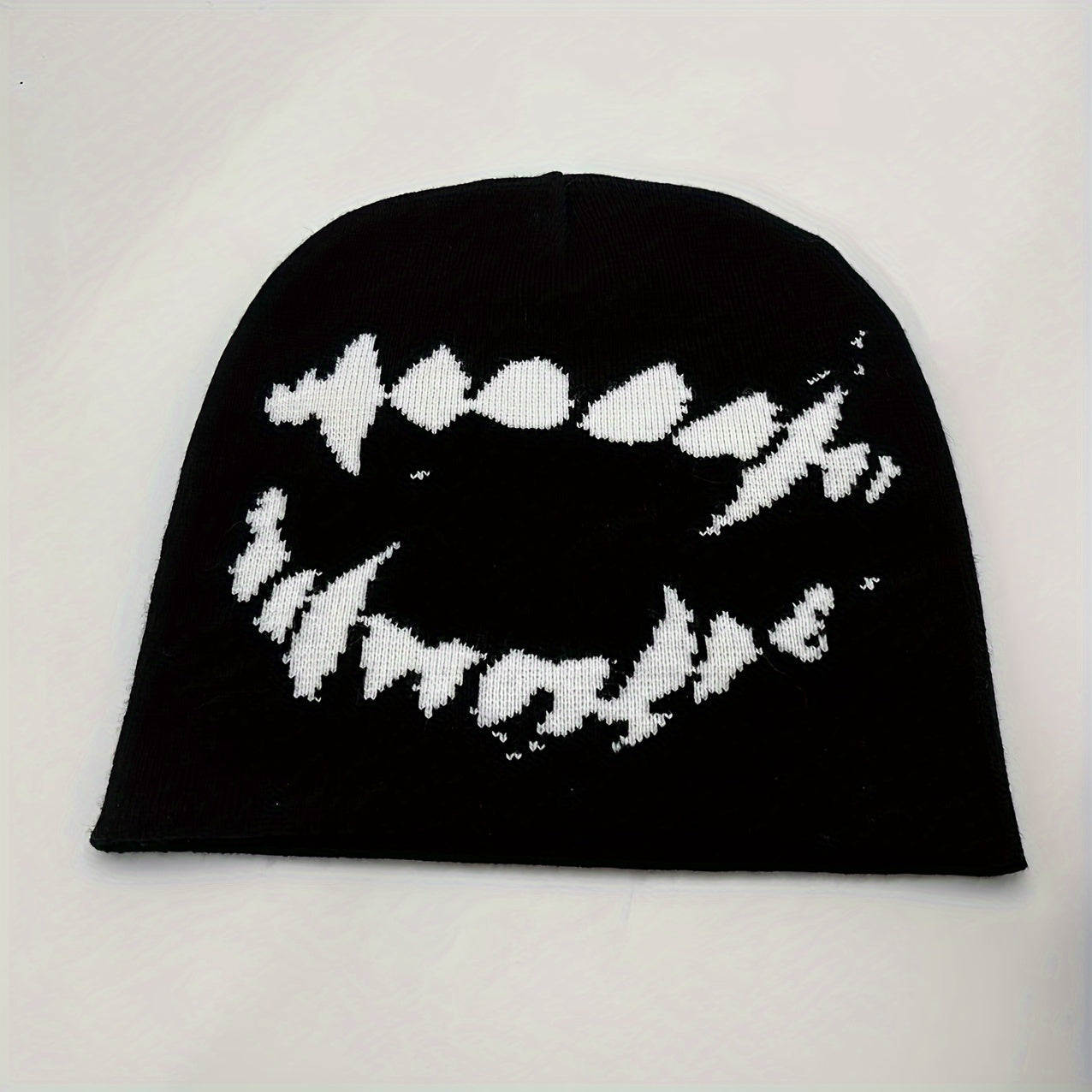 Y2K Beanie Boom - Soft, Warm, Unisex Graphic Knit Hats with Elastic Band, Hip Hop Skull Cap Design