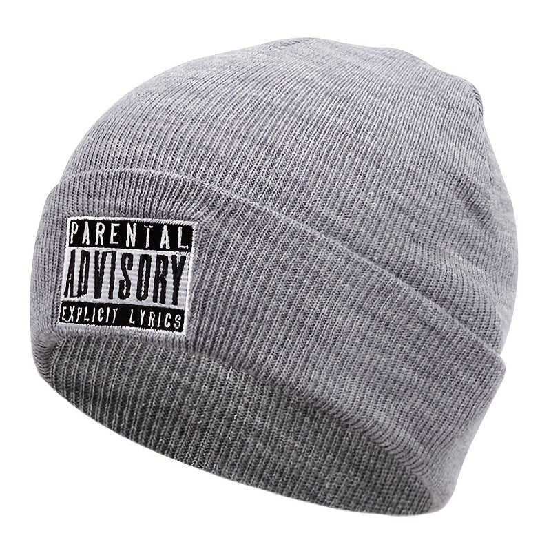 Graphic Beanie Solid Color Simple Beanies Casual Elastic Lightweight Skull Cap