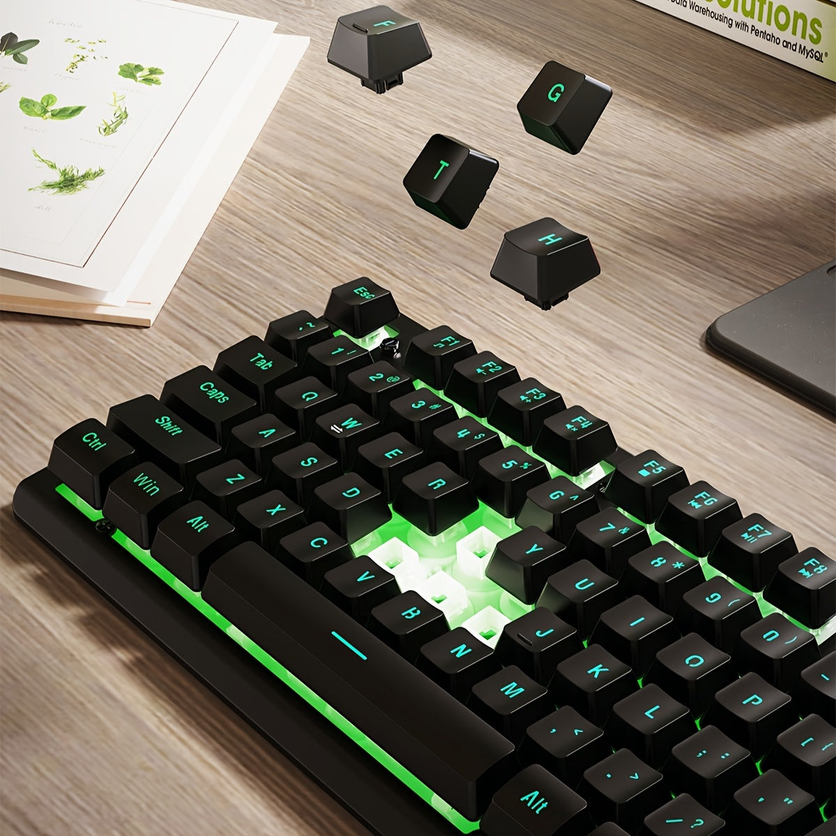 Wired Gaming Keyboard, LED Backlit,