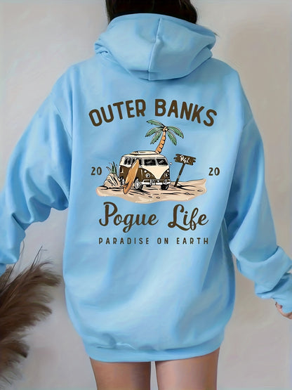 Hoodie - Long Sleeve Sweatshirt Soft and Cozy Women's