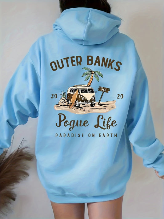 Hoodie - Long Sleeve Sweatshirt Soft and Cozy Women's