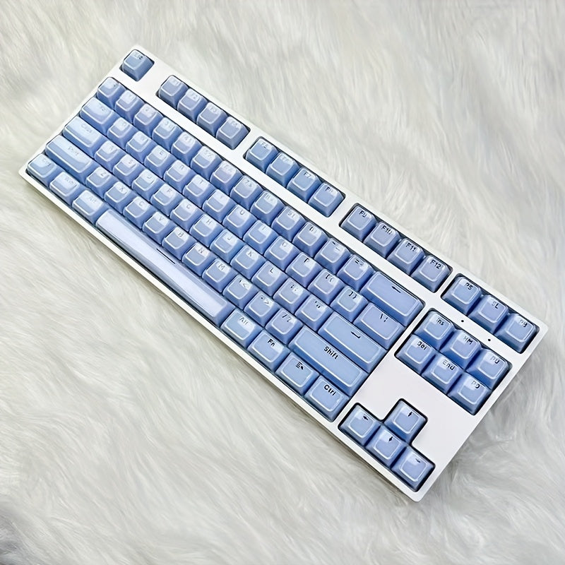 Crystal Keycaps Small Transparent Pudding Crystal Keycaps Engraved, Suitable for Mechanical Keyboards,