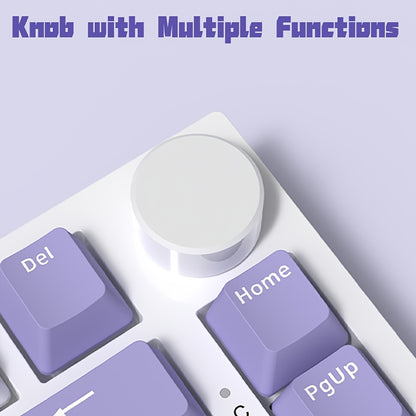 Wired Mechanical Gaming Keyboard with Volume Knob, South-Backlit LED