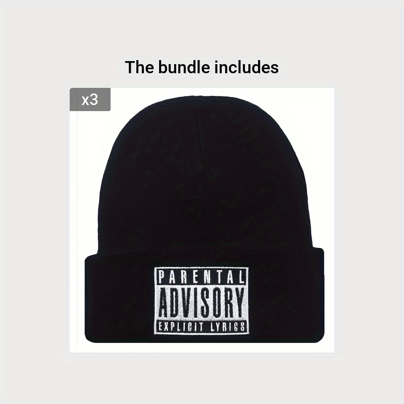 Graphic Beanie Solid Color Simple Beanies Casual Elastic Lightweight Skull Cap