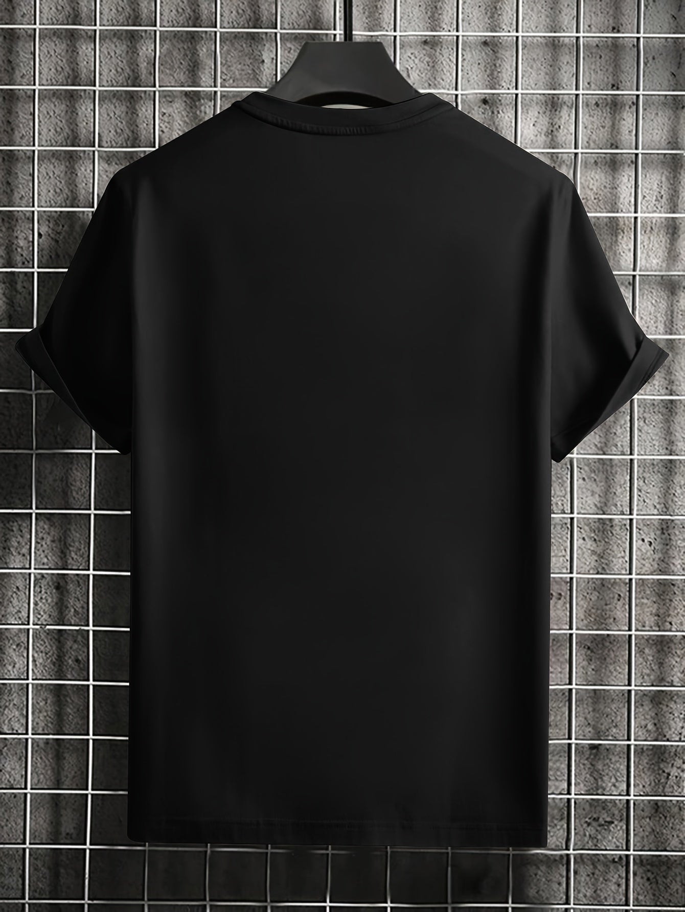Men's Graphic Tee with Unique Portrait Design