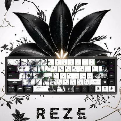 Translucent Sublimation Cherry Height  Mechanical Gaming  Keyboard