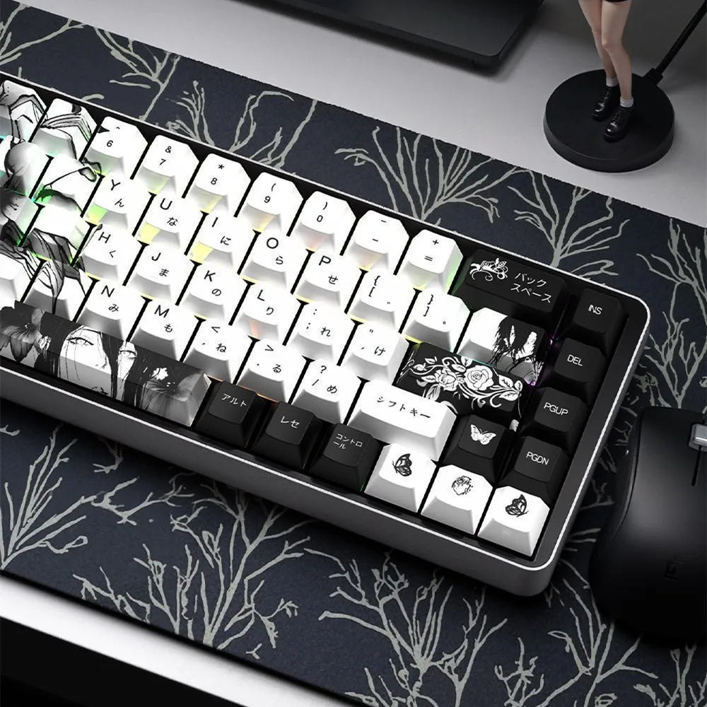 Translucent Sublimation Cherry Height  Mechanical Gaming  Keyboard