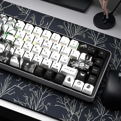 Translucent Sublimation Cherry Height  Mechanical Gaming  Keyboard