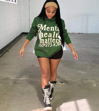 High Street Trendy Streetwear Harajuku Retro Letter Print Colorful Hoodie Men Casual Oversized Sweatshirt Women