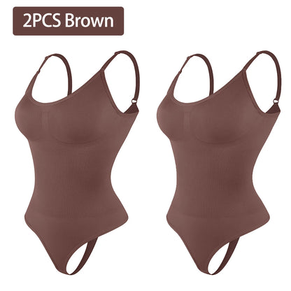 Smoothing Shapewear Bodysuit for Women  Full Body Shaper Thong Soft Body Shaping