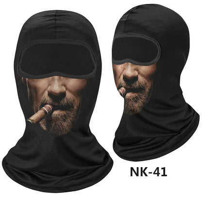Skull Men Balaclava Mask Cycling  Face Cover Motorcycle Bicycle Headgear Full Face Bandana Breathable Windproof