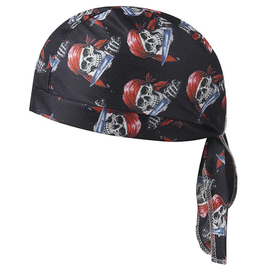 Sun Protection Cycling Cap Breathable Anti Sweat Helmet Skull Sport Headband